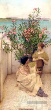 Courtship romantique Sir Lawrence Alma Tadema Peinture à l'huile
